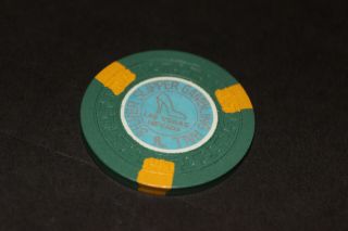 Rrae Silver Slipper $100 Casino Chip Las Vegas Rated M
