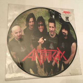 Anthrax Promo 10 Inch Picture Disc Rare Record Store Day Ex/nm