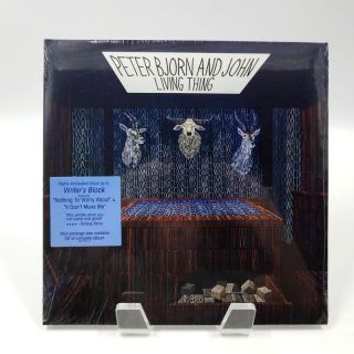Peter Bjorn And John ‎ - Living Thing Vinyl Record Lp W/cd - 2009 Scarce