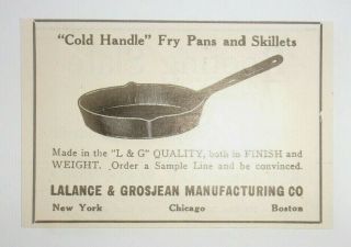 1925 Lalance & Grosjean Manufacturing Co.  Advertisement York Chicago Boston