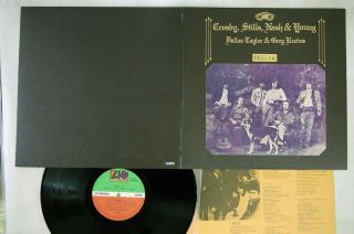 Crosby Stills Nash & Young Deja Vu Atlantic P - 8036a Japan Vinyl Lp