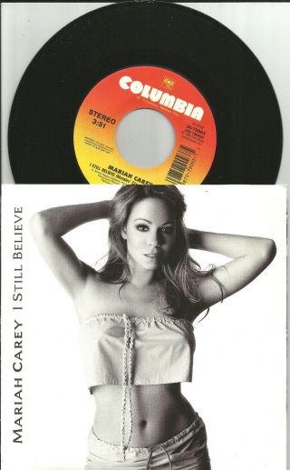 Mariah Carey W/ Da Brat & Krayzie Bone Still Believe Remix Usa 7 Inch Vinyl 45