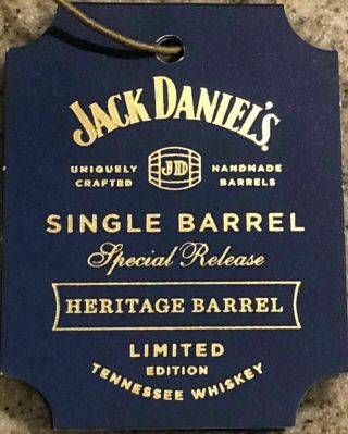 Jack Daniels Heritage Single Barrel Limited Edition Special Release 9 - 13 Date