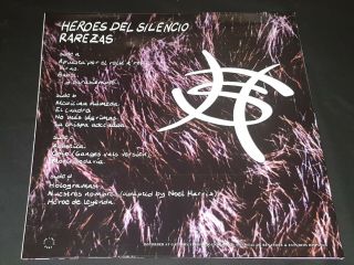 Heroes Del Silencio - Rarezas 2x LP record Limited Like Los Ronaldos NOT promo 3