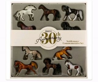 Breyerfest 2019 Sm Celebration Horse Miniatures Commemorative Set In Hand