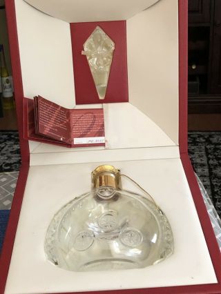 Remy Martin Louis Xiii Cognac Decanter Baccarat Crystal Bottle