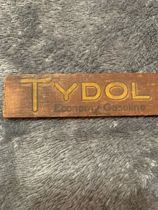 Vintage Tydol Veedol Forzol The Economy Oil Of Ford Dipstick Ruler Auto Service