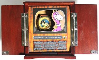 S432.  Hanna - Barbera The Flintstones Pioneers Of Animation Le Fossil Watch (1996)