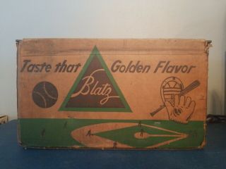 1957 Blatz Beer Milwaukee Braves Baseball Country Stadium Vendor 