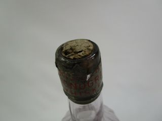 Antique vintage whiskey bottle J Riger & Co Kansas City MO purple w/seal 5