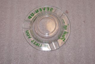 Vintage Fresh - Up With Seven Up It Likes You Advertising Ashtray 2