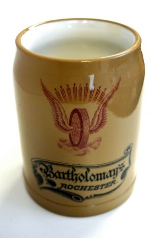 Antique Mettlach Beer Stein Tankard Bartholomay 