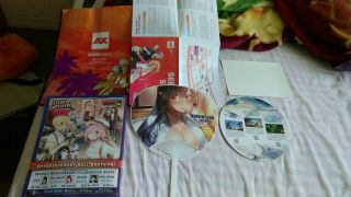 Anime Expo 2019 Swag Bag with program,  poster,  2x hand fans,  stickers 2