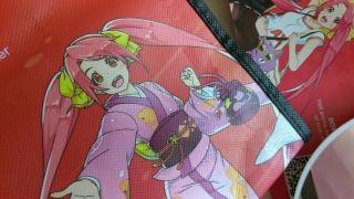 Anime Expo 2019 Swag Bag with program,  poster,  2x hand fans,  stickers 4