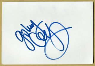 Johnny Clegg (1953 - 2019) - Rare Authentic Signed Album Page - Paris 80s -