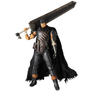 Medicom Toy Rah Real Action Heroes Guts Black Swordsman Ver.  Berserk Japan