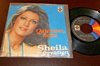 Sheila B.  Devotion Love Me,  Baby 1978 Mexico 7 " 45 Disco Funk Soul