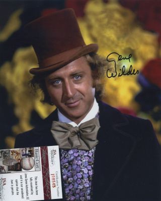 Gene Wilder Signed Autographed Willy Wonka Color 8x10 Photo Jsa Spence