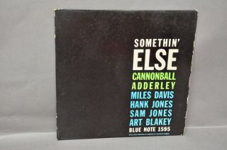 Cannonball Adderley Somethin Else Lp Blue Note 1595 Dg Rvg West 63rd Miles Davis
