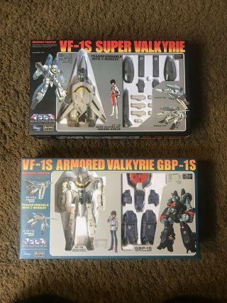 2019 Sdcc Exclusives Toynami Macross Vf - 1s Armored Gbp 1 - S And Valkyrie