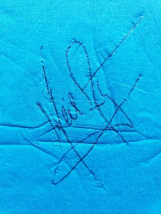Neil Armstrong Signed Autograph Napkin Nasa Apollo 11 Psa/dna Authentic