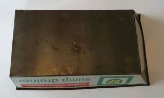 Vintage BP visco - static Sump drainer tray/pan oil petrol advertising tin 7