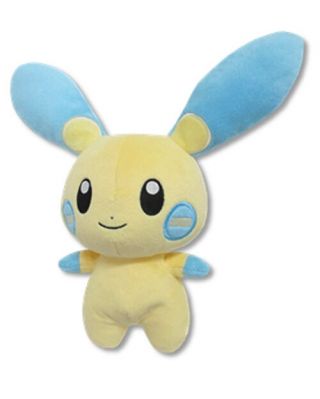 Real Authentic Sanei All Star Pokemon 6.  5 " Stuffed Plush Doll Pp70 Minun