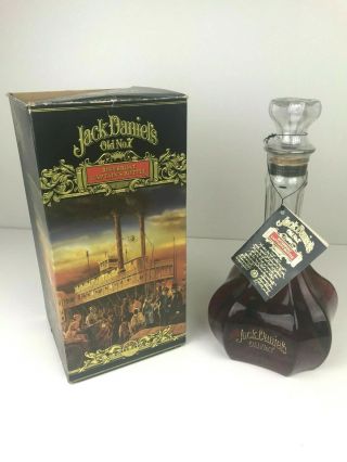 Jack Daniels Old No 7 Riverboat Captains Bottle Ltd Edition Box