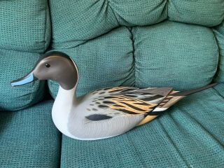 Ducks Unlimited Special Edition Drake Pintail Wood - Carved Decoy