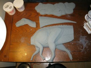 One Of A Kind 1/10th Scale Edmotosaurus Resin Dinosaur Model