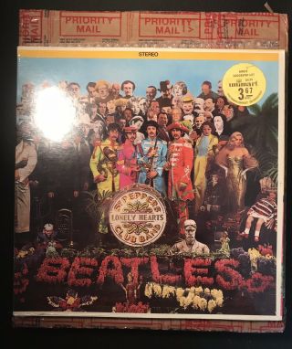 The Beatles Sgt Pepper Stereo 1st Pressing No Nems On Back Cover