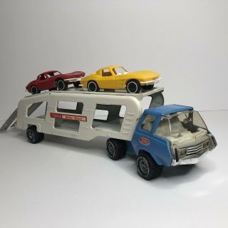 Vintage Rare Mini Tonka Die Cast Motor Mover - W/corvettes - Great Shape