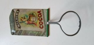 Wilbur Cocoa Tin Broom Holder