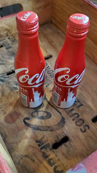 2016 Coca Cola Limited Ny Statue Of Liberty Skyline Aluminum 8.  5oz Bottle Unopen