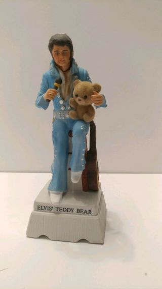 Mccormick Elvis Presley Musical Miniature Decanter - Elvis & Teddy Bear
