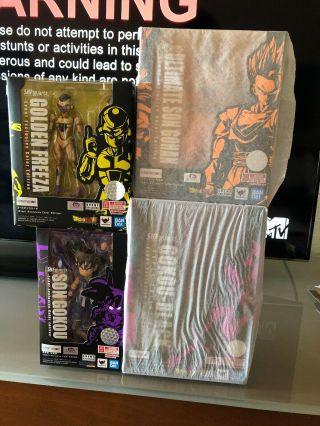 Sdcc 2019 Tamashii Nations S.  H.  Figuarts Exclusives Dragon Ball Z Set 4