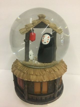 Spirited Away No - Face Man Snow Dome Globe Ball With Music Size:6.  5 " (h)
