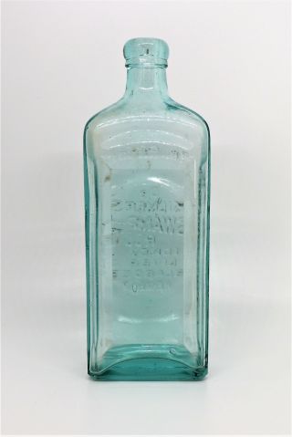 Antique DR.  KILMER ' S SWAMP ROOT KIDNEY,  LIVER AND BLADDER CURE Bottle - BINGHAMTON 4