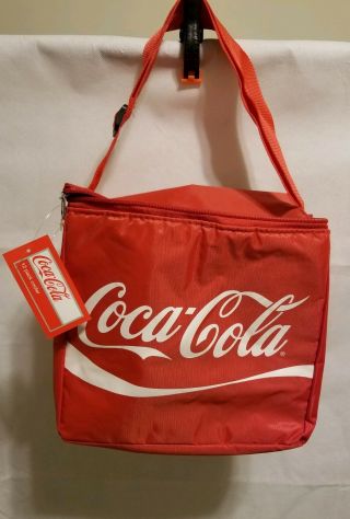 Coca Cola Insulated Soft 12 Pack Cooler Bag Lunch Red