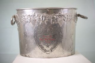 Vintage Cuvee Dom Perignon,  Moet En Chandon Champagne Pewter Ice Bucket