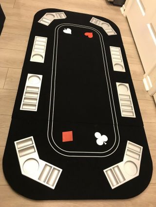 3 In 1 Brybelly Poker Craps And Blackjack Tabletop