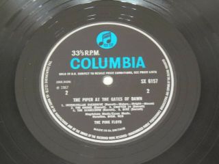 PINK FLOYD PIPER AT THE GATES OF DAWN 2/1 Blue Columbia MONO Stunning AUDIO 7
