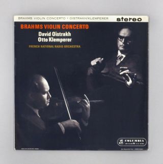 Brahms - Violin Concerto - Oistrakh / Klemperer - Uk 12 " Vinyl - Sax 2411