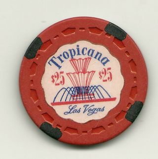$25 Chip From The Tropicana Casino,  Las Vegas