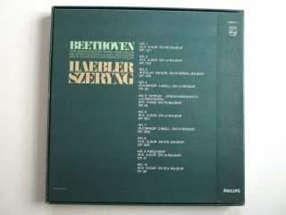SZERYNG HAEBLER BEETHOVEN VIOLIN & PIANO SONATAS 5 LP PHILIPS HOLLAND ED1 NM 2