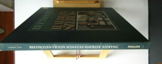 SZERYNG HAEBLER BEETHOVEN VIOLIN & PIANO SONATAS 5 LP PHILIPS HOLLAND ED1 NM 3