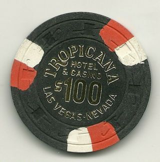 $100 Chip From The Tropicana Casino,  Las Vegas,  Nevada