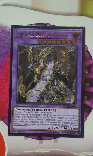 Yugioh Thunder Dragon Colossus Op10 - En001 Ultimate Rare