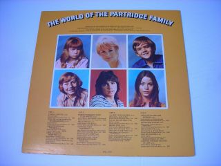 The World of the Partridge Family 1974 Double Stereo LP VG, 2