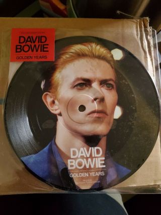 7 " Picture Disc David Bowie Golden Years 2015 Parlophone Import Dbgold40